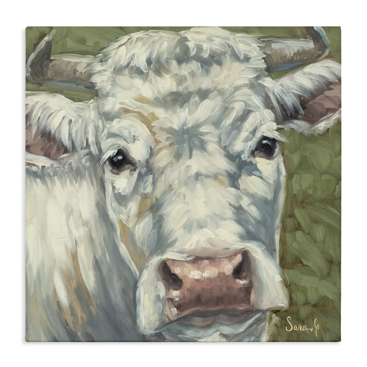 Stupell Industries Pearl Of The Pasture Canvas, design by Sara G. Designs